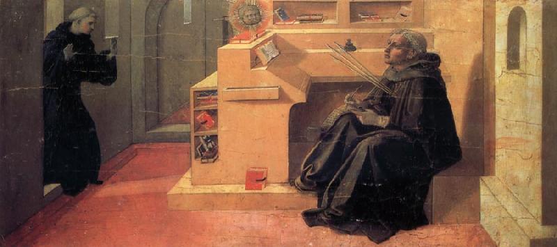 Fra Filippo Lippi St.Augustine Perceives the Trinity Sweden oil painting art